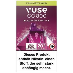 Vuse GO 800 BOX Blackcurrant Ice 20mg