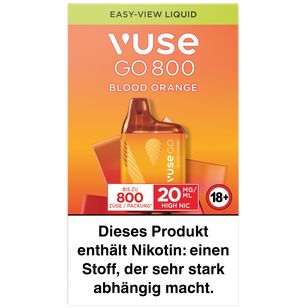 Vuse GO 800 BOX Blood Orange 20mg