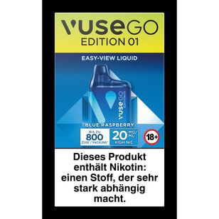 Vuse GO 800 BOX Blue Raspberry 20mg