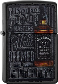 ZIPPO schwarz color"J. Daniels Tasted For Flavour"