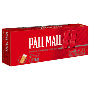 Pall Mall Red Xtra Hülsen 5x200