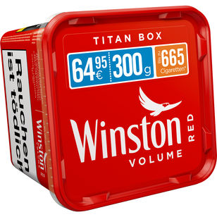Winston Volume Red Titan Box 280g 64,95€