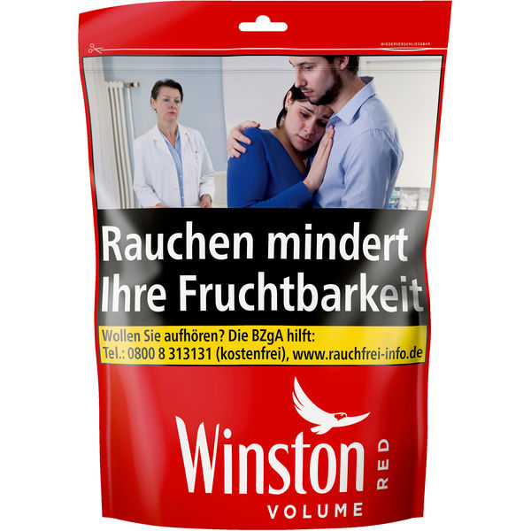 Winston Volume Tobacco Red XL 105g 29,95€