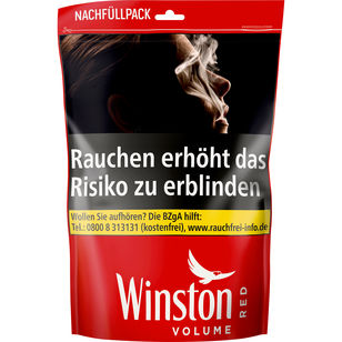 Winston Volume Tobacco Red XXXL Nachfüllpack 205g 54,95€