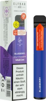 ELFBAR E-Shisha 600 "Blueberry" - Diamond Tabak